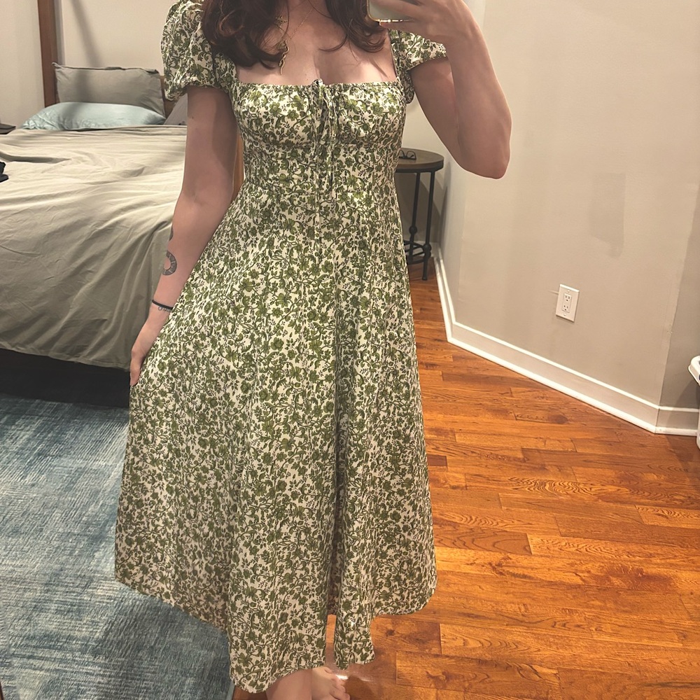 100% Cotton Floral Dress